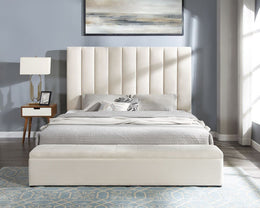 Valencia Velvet Platform Bed