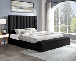 Valencia Velvet Platform Bed