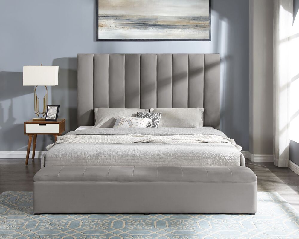 Valencia Velvet Platform Bed